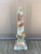 A stunning neoclassical or Grand Tour style solid marble onyx green & brown obelisk Measures: 3.18"W x 3.18"D x 10"H. Very...