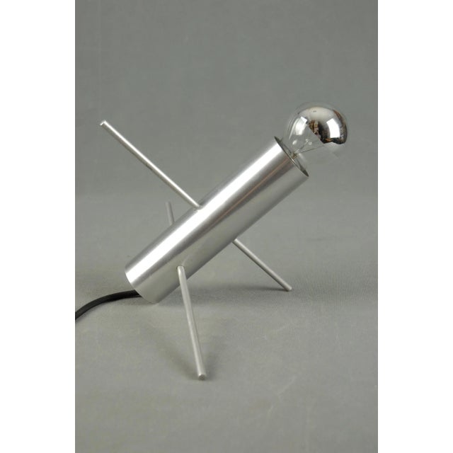 Metal Cricket R-60 Table Lamp by Otto Wasch for Raak, 1960s For Sale - Image 7 of 12
