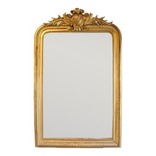 Napoleon III Period Gilt French Mirror Circa 1860 For Sale