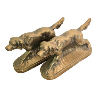 Vintage Irish Setter Book-Ends - a Pair For Sale