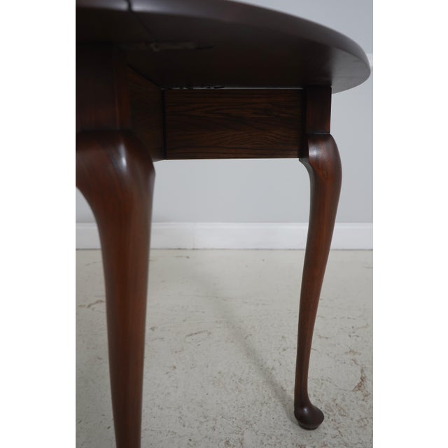 Henkel Harris Spnea Mahogany Drop-Leaf Occasional Table For Sale - Image 13 of 17