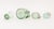 Gilt Painted Green Glass Vessels, 4 For Sale - Image 13 of 13