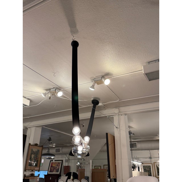 Glass Boris Klimek for Bomma Dew Drops Chandelier For Sale - Image 7 of 12