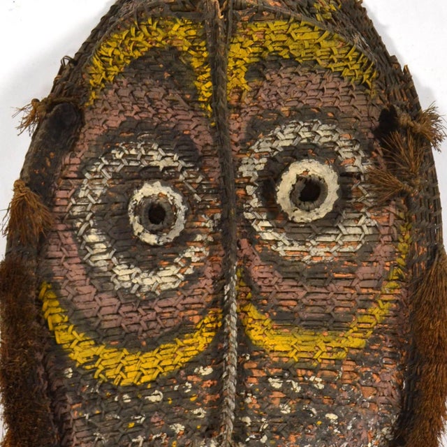 Large Basketry Gable Mask from Papua New Guinea For Sale In Chicago - Image 6 of 7