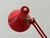 Metal Mid-Century Articulated Desk Lamp in Red, 1970s For Sale - Image 7 of 17