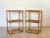 Wicker and Bamboo Bedside Tables, 1970s, Set of 2 For Sale - Image 5 of 9