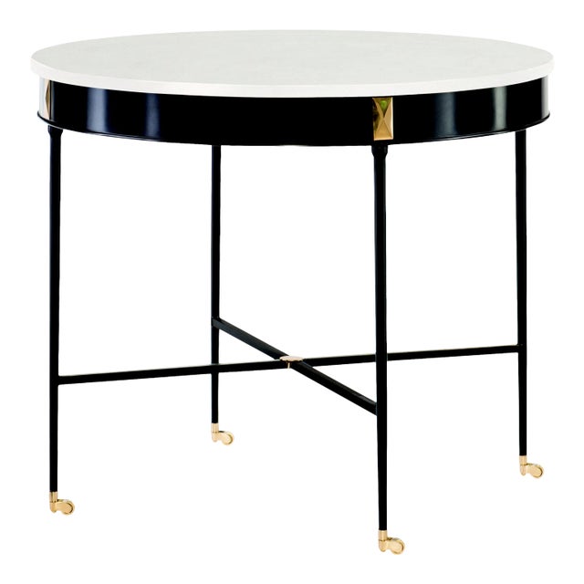Sky Hall Table with Stone Top For Sale