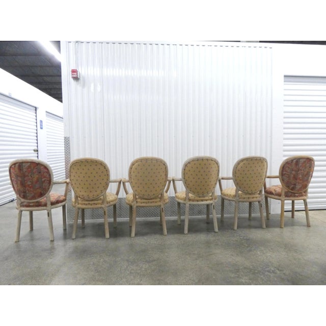 1970s 1970s Vintage Signed Italian Marcello Mioni Dining Chairs - Set of 6 For Sale - Image 5 of 13