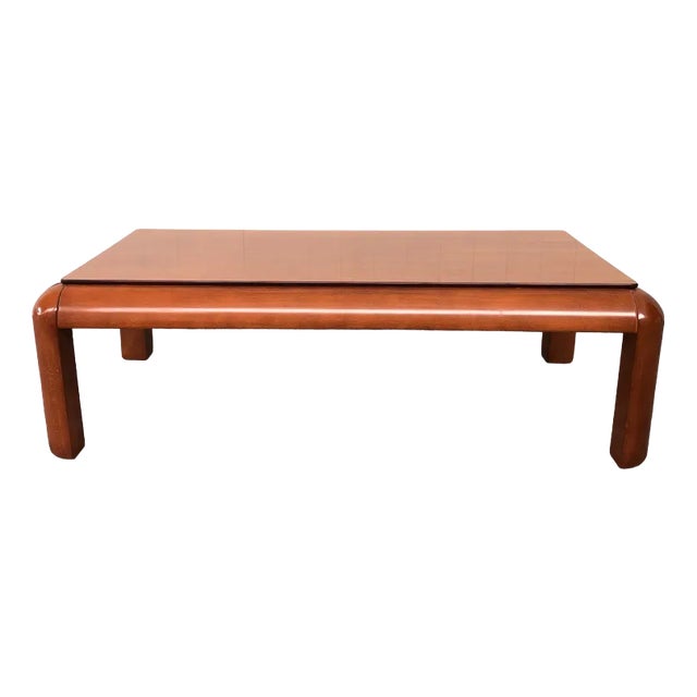 Coffee Table in Beech, Italy, 1970s For Sale