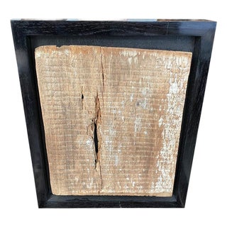 Antique Hand Carved Panel Framed For Sale