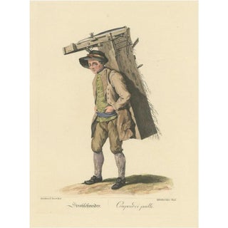 After J.C. Brand, Straw Cutter, Likely in Austria, 1775, Print For Sale