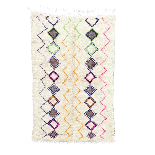 Moroccan Azilal Berber Rug in Wool, 1990s For Sale - Image 10 of 10