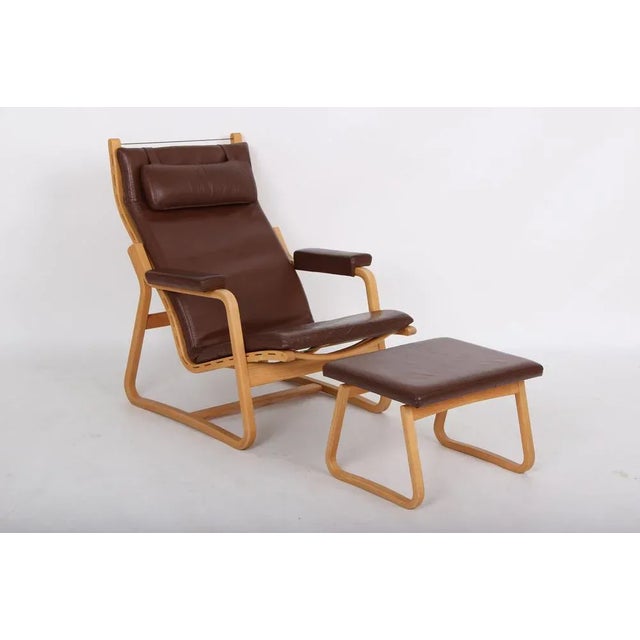 Set of Lounge Chair with Stool by Ditte & Adrian Heath for France & Søn / France & Daverkosen For Sale - Image 3 of 12