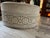 Hollywood Regency Marge Carson Custom Oversized Round Suede Cocktail Ottoman For Sale - Image 3 of 5
