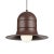 Mid-Century Modern Mid-Century Brown Pendant Lamp, 1970s For Sale - Image 3 of 10