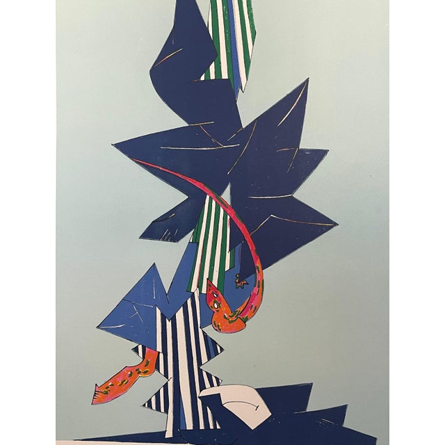 Gianni Dova, Flight, Lithograph For Sale - Image 5 of 7