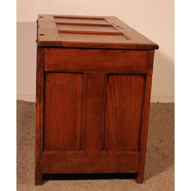 Antique Renaissance Chest in Oak For Sale - Image 9 of 14
