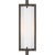 Modern Thomas O'Brien for Visual Comfort Signature Calliope Short Bath Light in Bronze with White Glass For Sale - Image 3 of 4