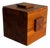 Danish Teak Cubic Ice Bucket, 1960s For Sale