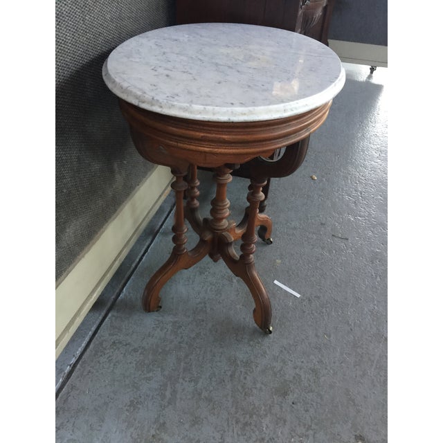 Antique Oval Victorian Marble Table Chairish