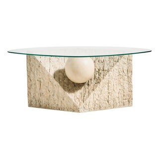 Fiberglass Coffee Table, 1980s For Sale