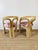 Vintage 1980s Natural Rattan Bent Dining Chairs, Set of 4 For Sale - Image 10 of 11