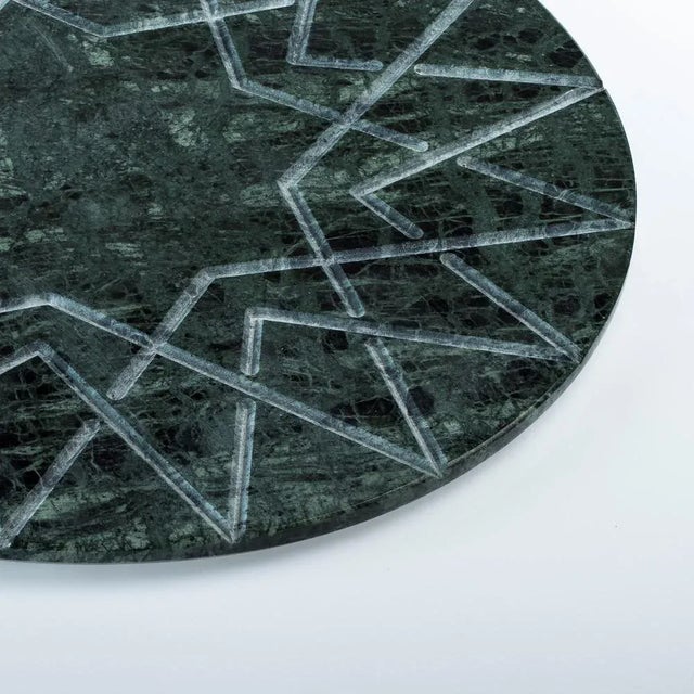 Contemporary Marble Palatina Plate by Gabriele D'angelo For Sale - Image 3 of 4