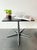 Black Vintage Side Table in Chrome Frame, Star Base and Rotatable Tabletop For Sale - Image 8 of 11