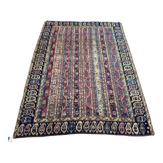 Antique Karabagh Rug With Vertical Stripe Design, Circa 1850 For Sale