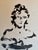 Contemporary 2026 Elle Yount Classical Sculpture Bust on Pedestal Painting in Black on White in Gold Plein Air Frame For Sale - Image 3 of 5