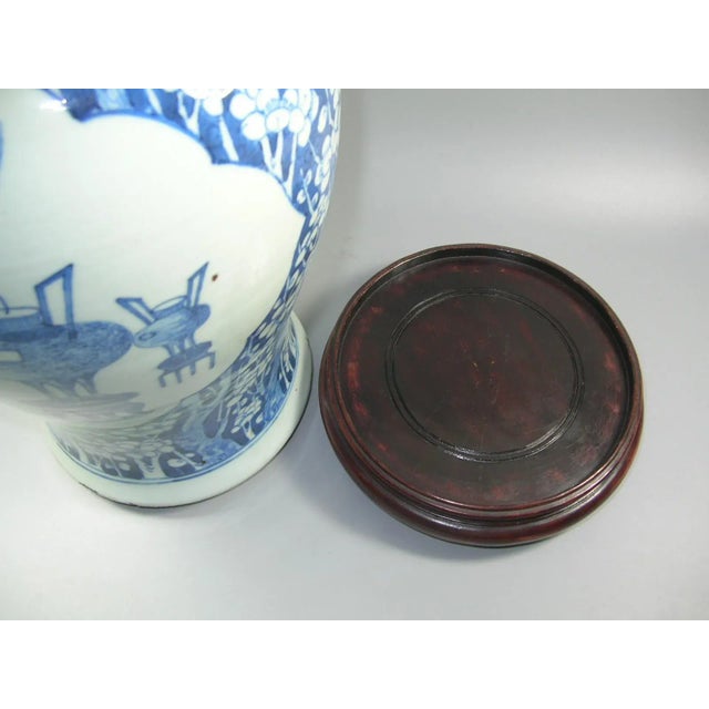19th Century Chinese Blue and White 'Bogu' and 'Plum-Blossom' Vase For Sale In New York - Image 6 of 12