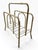 Vintage Hollywood Regency Brass Multi-Tier Magazine Rack For Sale In Portland, ME - Image 6 of 6