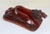 African Vintage Hand-Carved African Lion & Lioness Sculpture – Signed "Masaku" – African Ironwood Safari Folk Art For Sale - Image 3 of 15