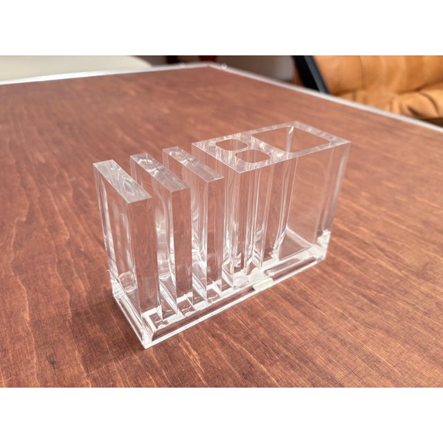Mid-Century Modern Desk Organizer by Manlio Ciocca for Guzzini, Italy, 1970s For Sale - Image 3 of 10