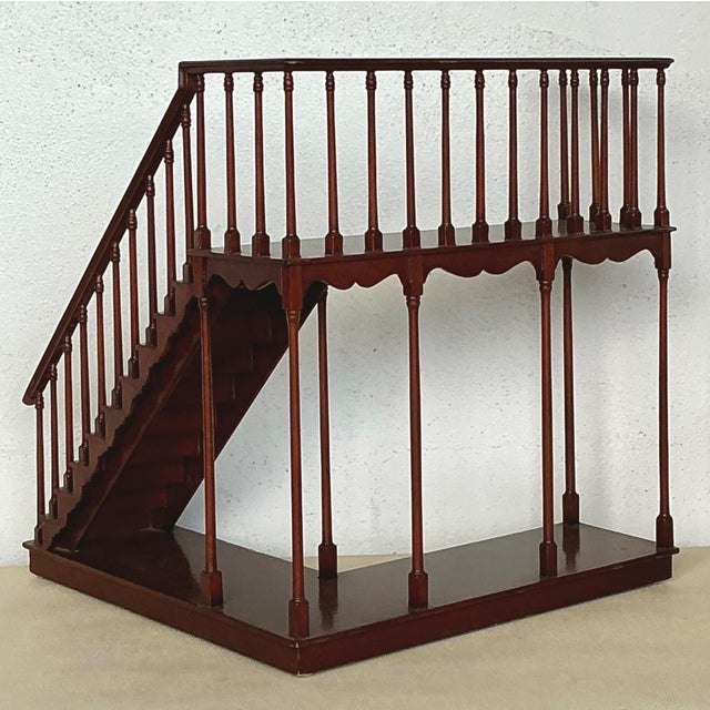 Vintage Wooden Staircase Architectural Model For Sale - Image 4 of 17