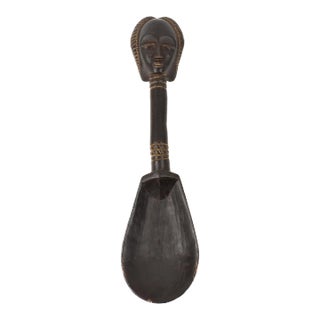 Mid-Century Ceremonial Wood Spoon For Sale