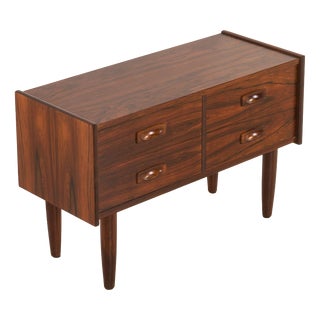 Small Danish Rosewood Chest of Drawers, 1960s For Sale