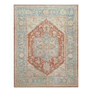 Handwoven Turkish Oushak Area Rug 6’0″ X 8’0″