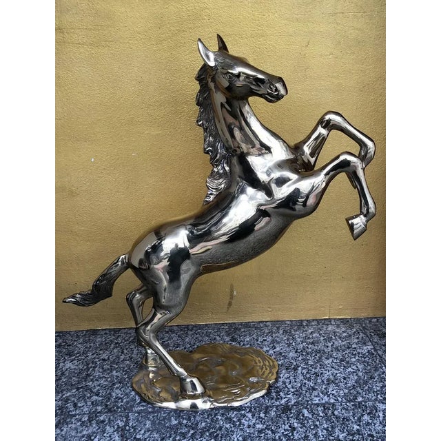 Mid-Century Modern Mid Century Brass Horse, Italy, 1950s For Sale - Image 3 of 14