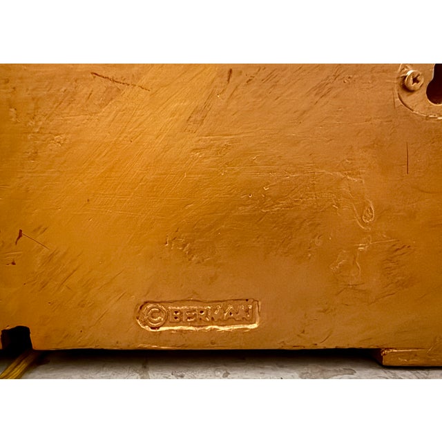 Late 20th Century Gilded Wall/Table Lamp by Berman For Sale - Image 9 of 9
