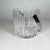 1960s 1960s Modernist Ribbed Crystal Glass Ice Bucket in Baccarat Style For Sale - Image 5 of 12