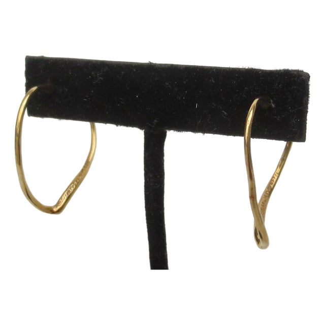 Vintage Elsa Peretti for Tiffany & Co. 24Kt. Earrings For Sale