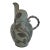 Jane Woodside Studio Art Pottery Climbing Leaves Twisted Handle Jug Pitcher For Sale