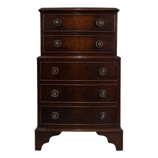 20th Century English Mahogany Chest of Drawers For Sale