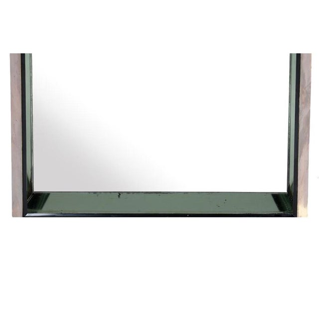 Max Ingrand Polished Metal Mirror by Max Ingrand for Fontana Arte, 1960s For Sale - Image 4 of 8