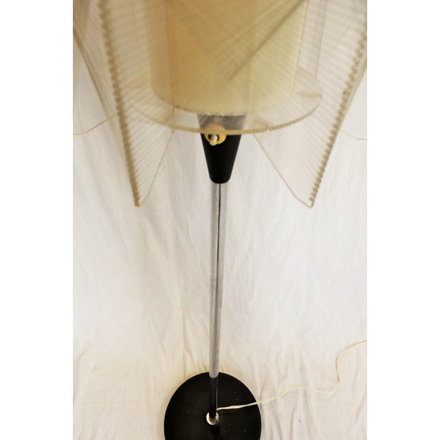 Mid-Century Czechoslovakian Floor Lamp in Nylon and Metal, 1950s For Sale - Image 15 of 18