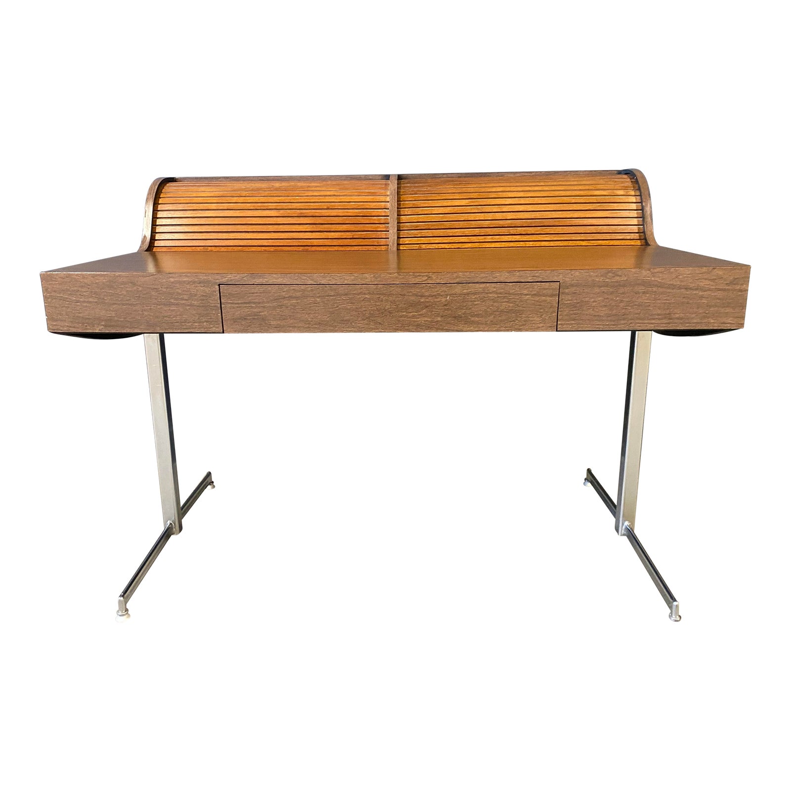 Mid Century Modern Roll Top Desk Chairish