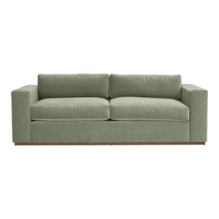 Casa Cosima Lincoln Sofa, Mineral Performance Velvet For Sale