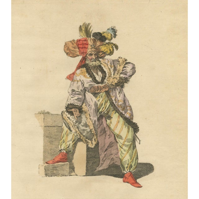 European School Artist, Bashaw of Caramania, 1749, Engraving For Sale - Image 6 of 10