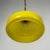 Mid-Century Yellow Glass and Copper Pendant Lamp, Italy, 1970s, in Very Good conditions. Designed 1970 to 1979 Up to 250V...